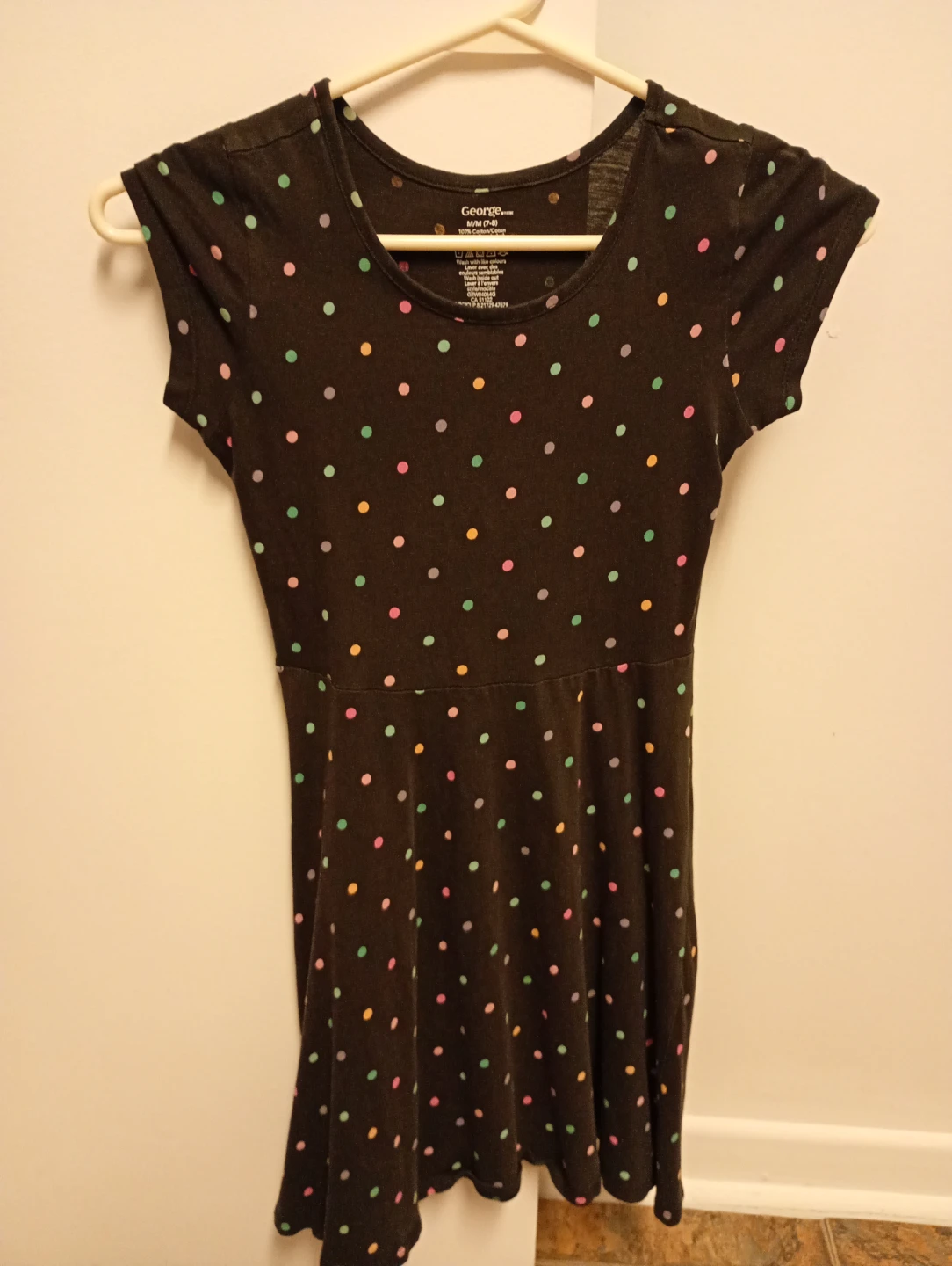 George. Polka Dot Dress - M/M (7-8)