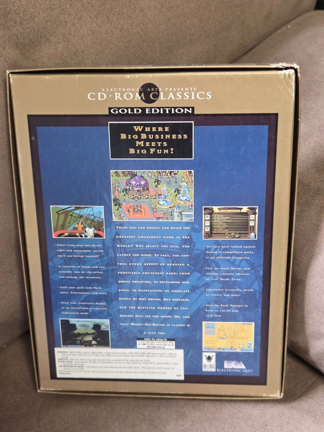 Theme Park Gold Edition CD-ROM Classics PC Game - photo 2