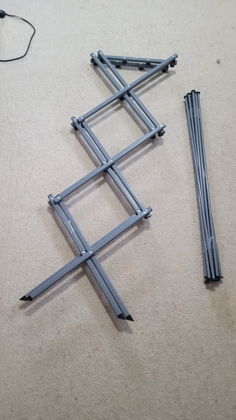 Collapsible clothes drying rack - photo 2