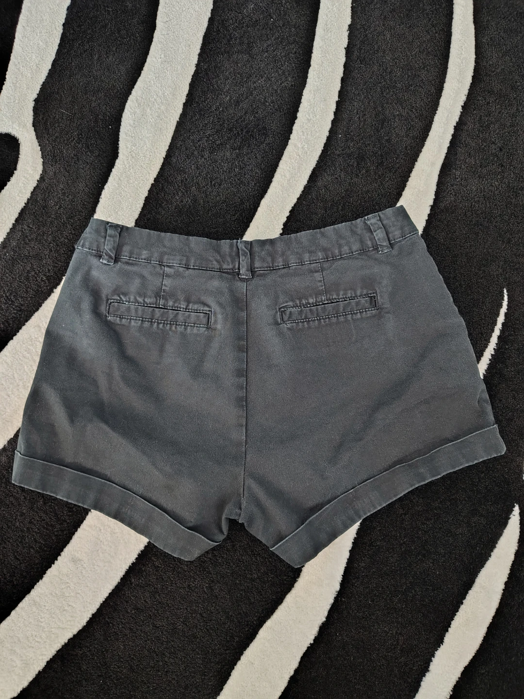Vintage black Shorts Size 2 cotton - photo 3
