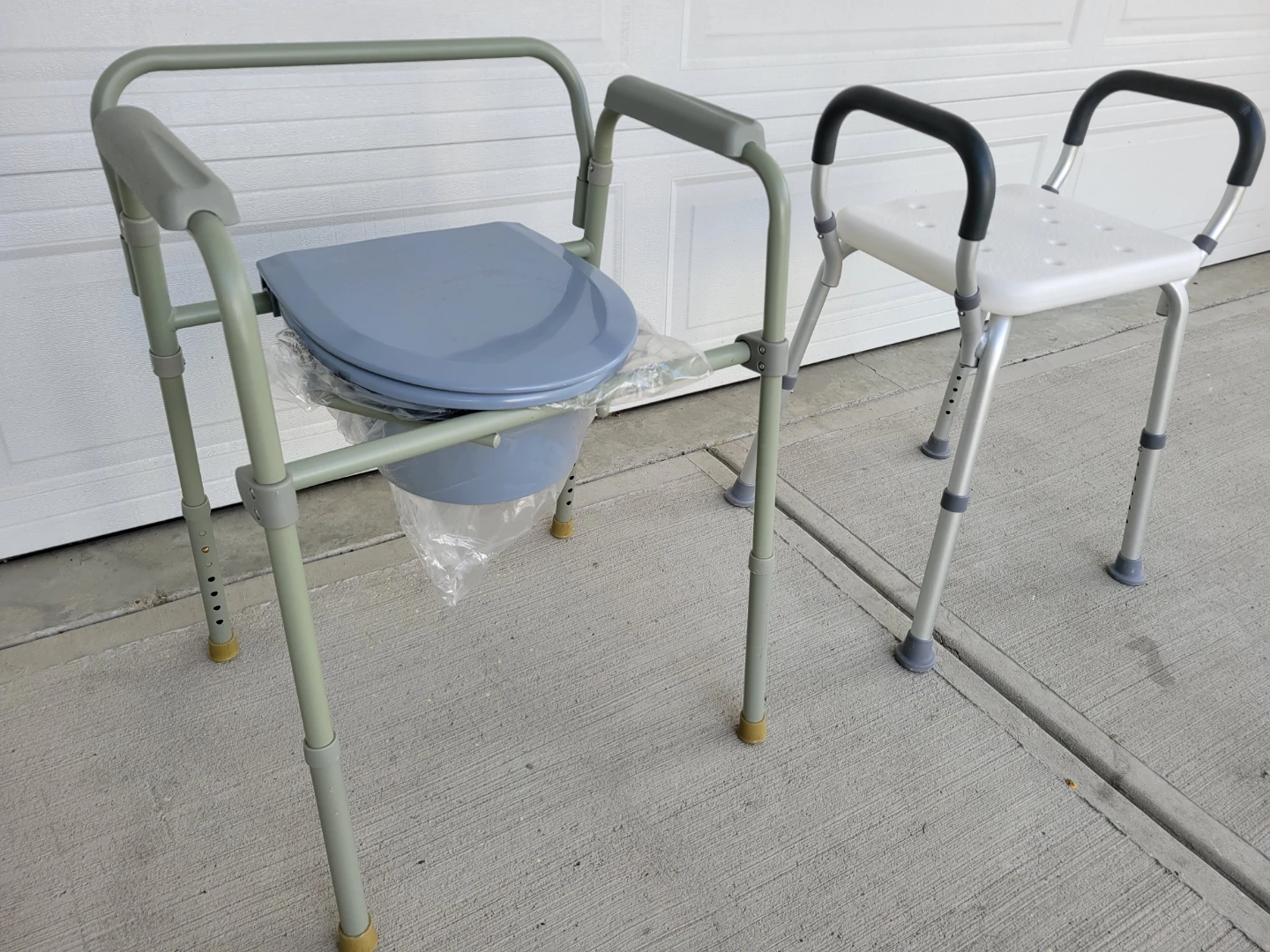 Portable Commode Chair and Shower Chair.