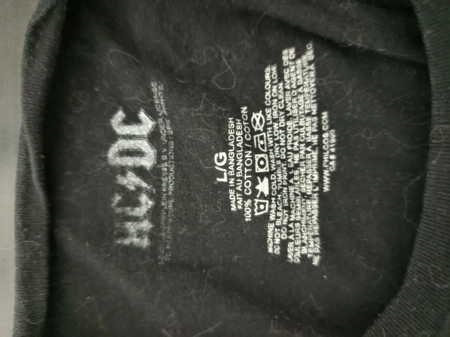 AC/DC 'For Those About to Rock' T-Shirt - Size L - photo 3