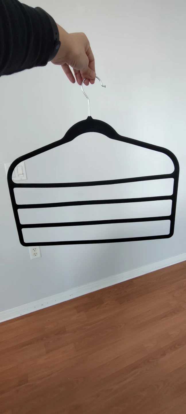 Black Velvet 4-Tier Pants Hanger