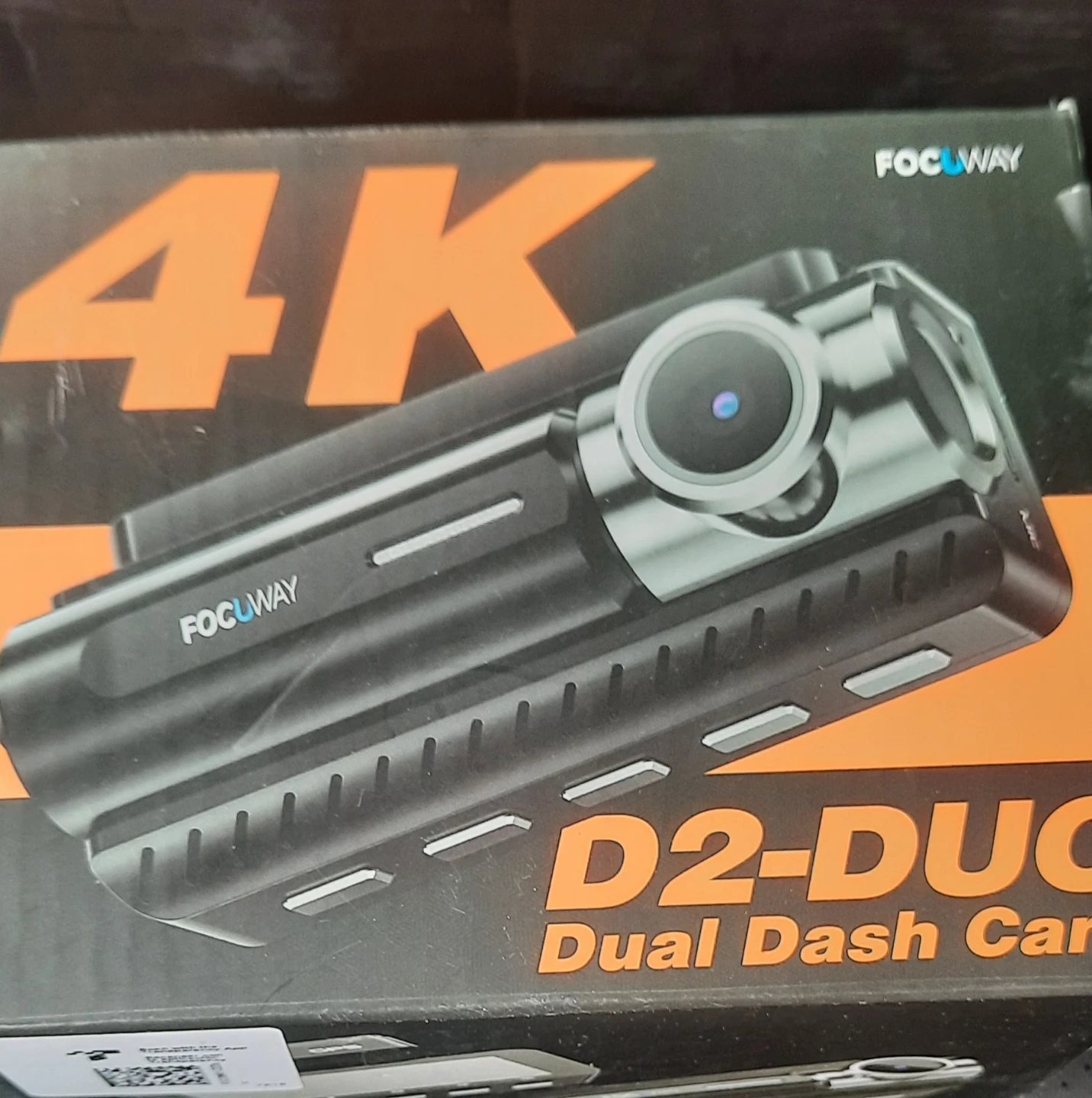 FOCUWAY D2-DUO 4K Dual Dash Cam
