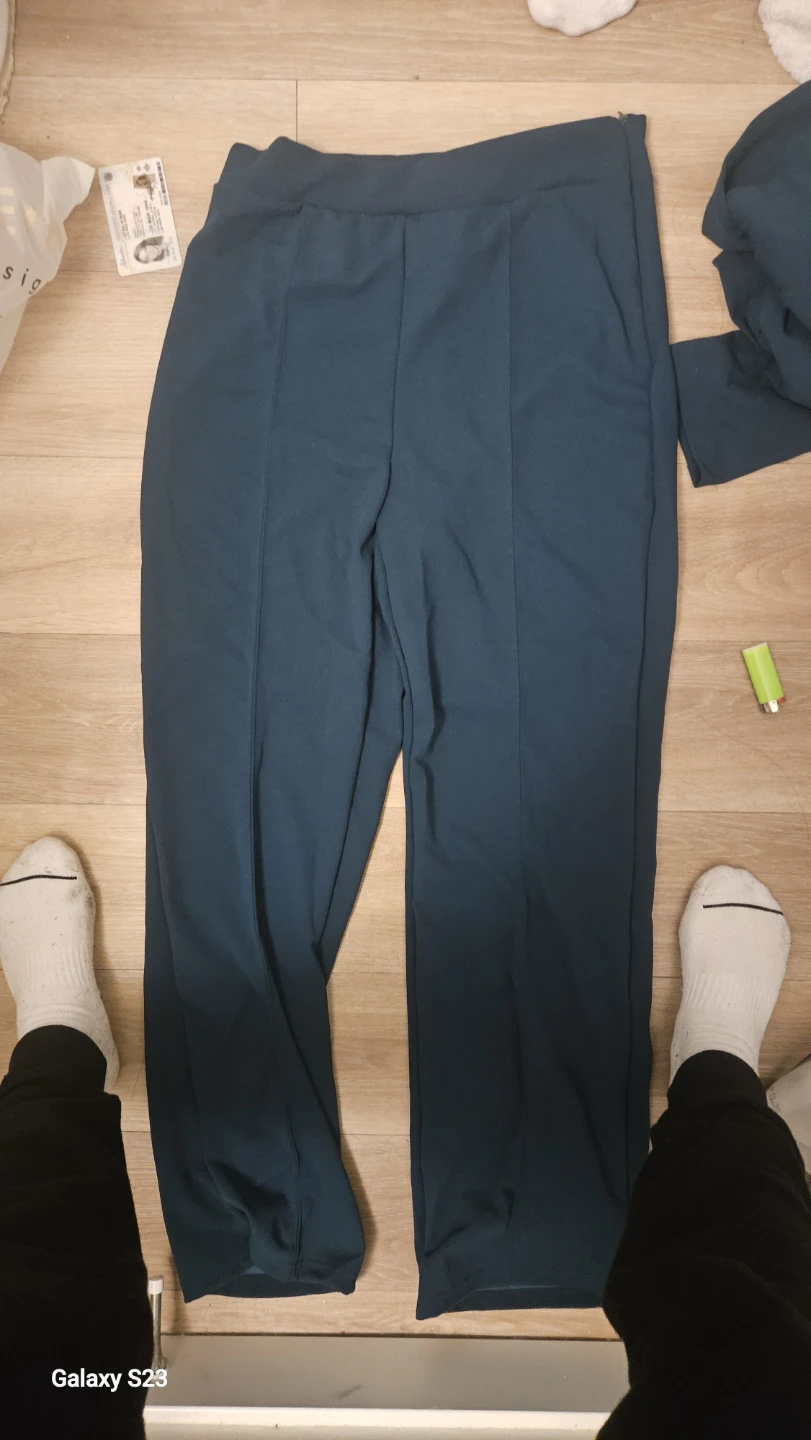 Teal Blazer, Vest, and Pants Set