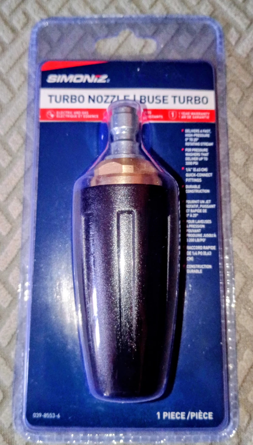 Simoniz Turbo Nozzle for Pressure Washers