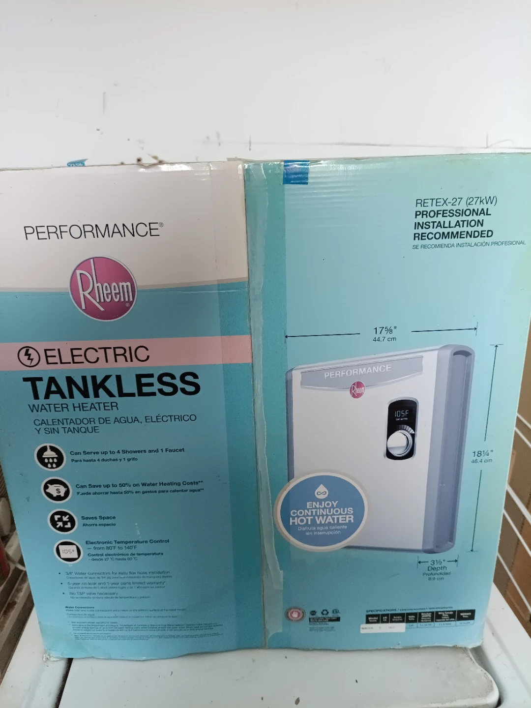 Rheem Electric Tankless Water Heater