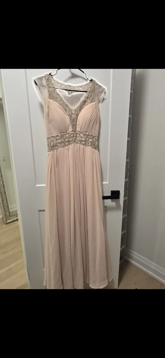 Pink Embellished Maxi Dress Size S