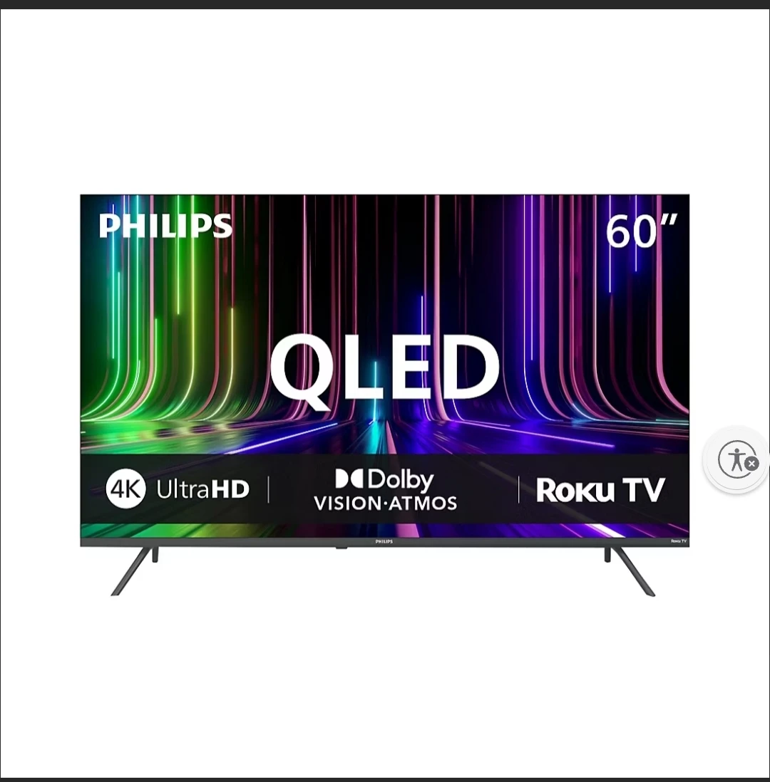 Philips 60" QLED Roku TV 4K UHD Dolby Vision Atmos