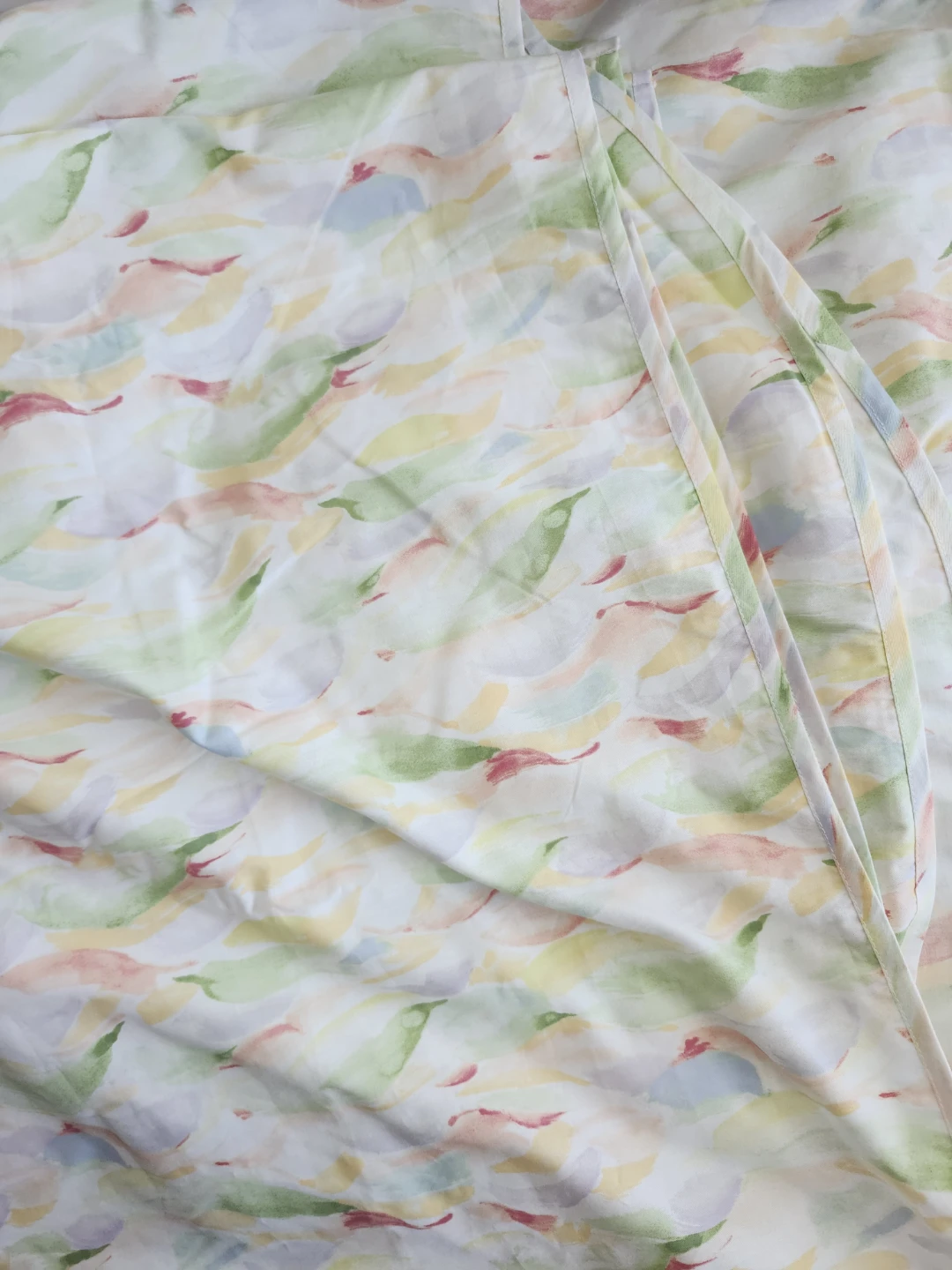 Watercolor Floral bed sheet