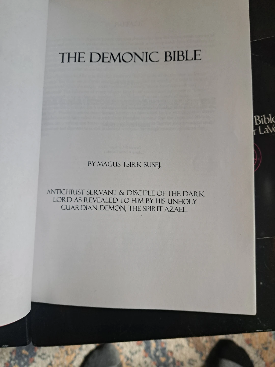 The Demonic Bible by Magus Tsirk Susej - photo 2