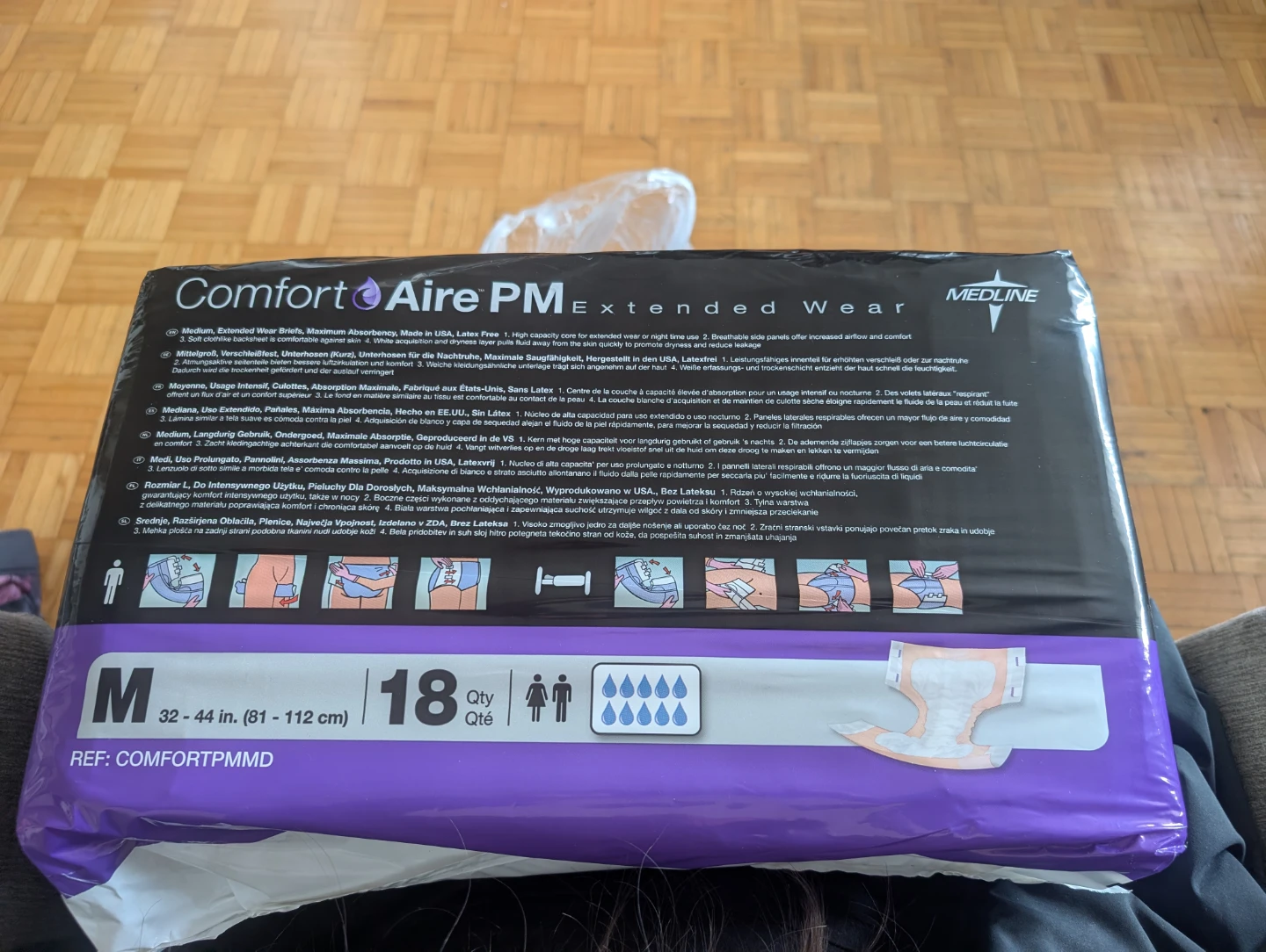 Medline Comfort Aire PM Extended Wear Briefs - photo 2
