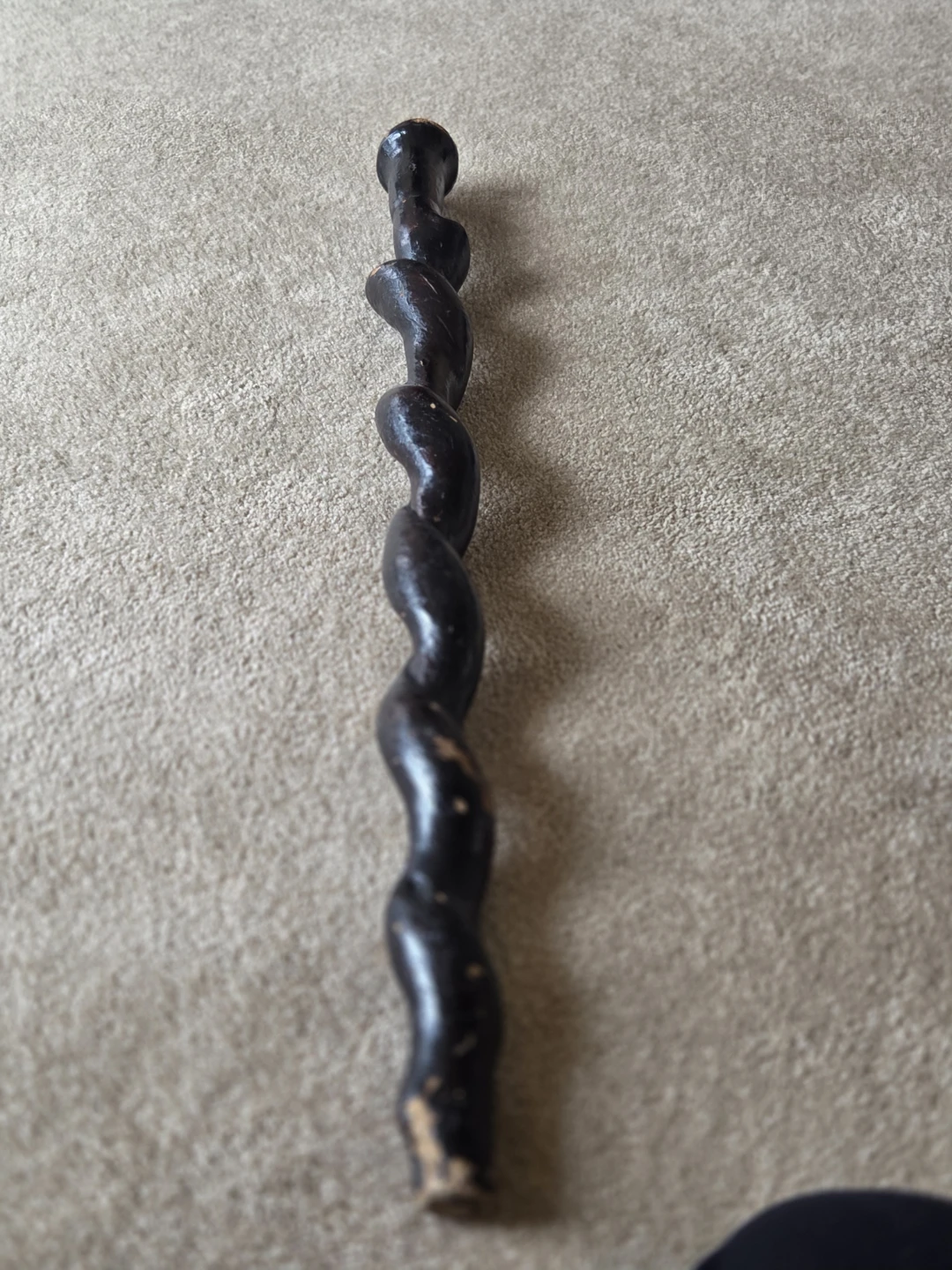 Vintage Twisted Wooden Irish Shelelea