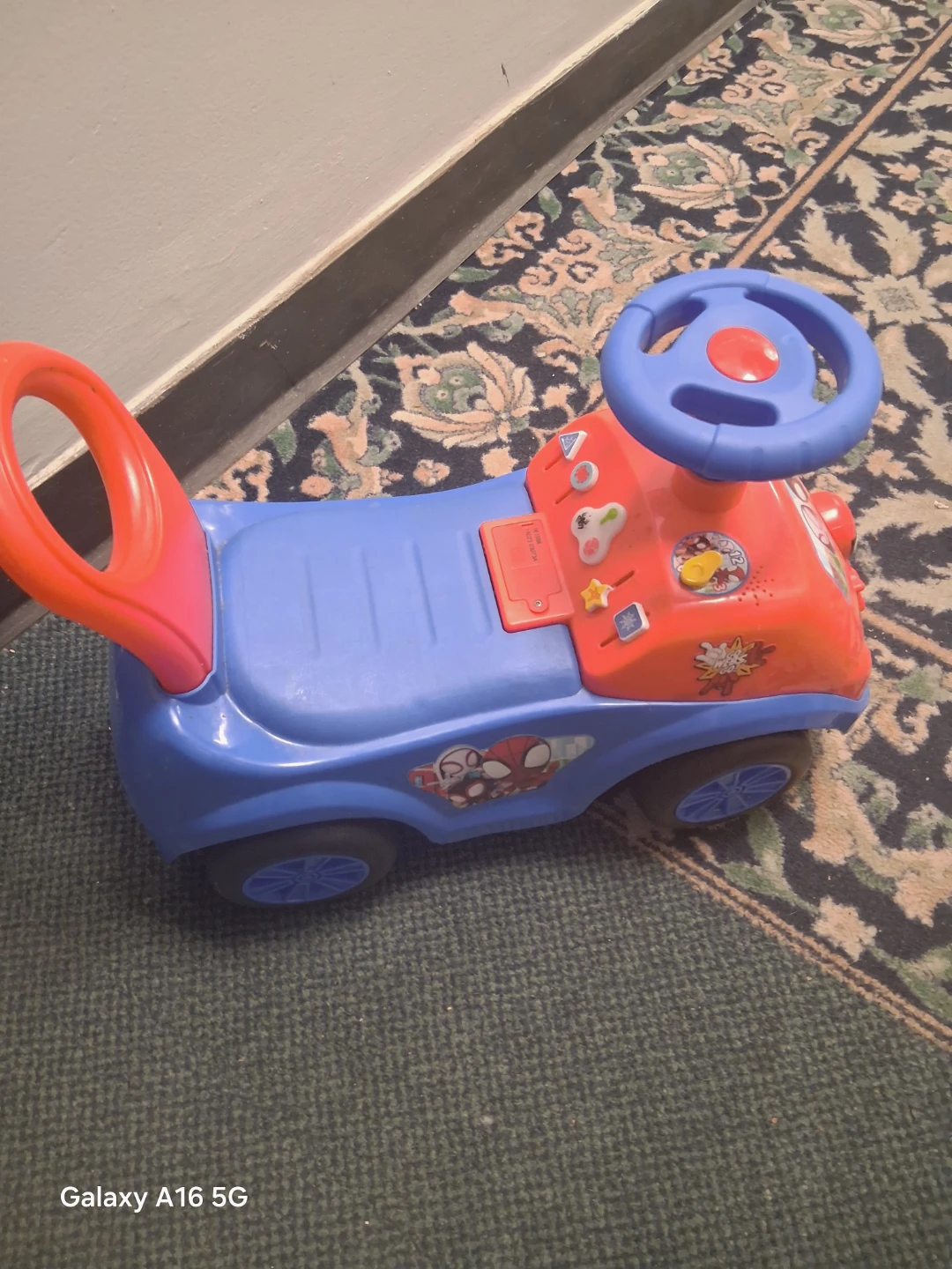Spiderman Ride-On Toy Car