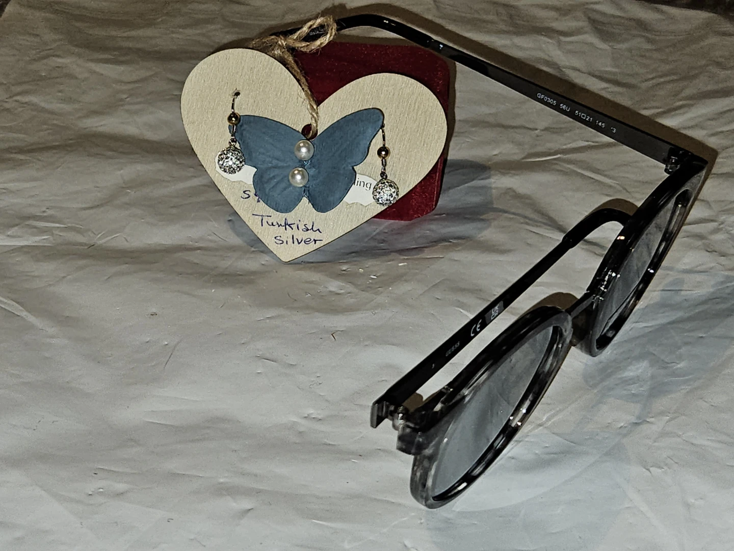 Guess Sunglasses/ S925 Italian silver cluster CubicZirconia - photo 3
