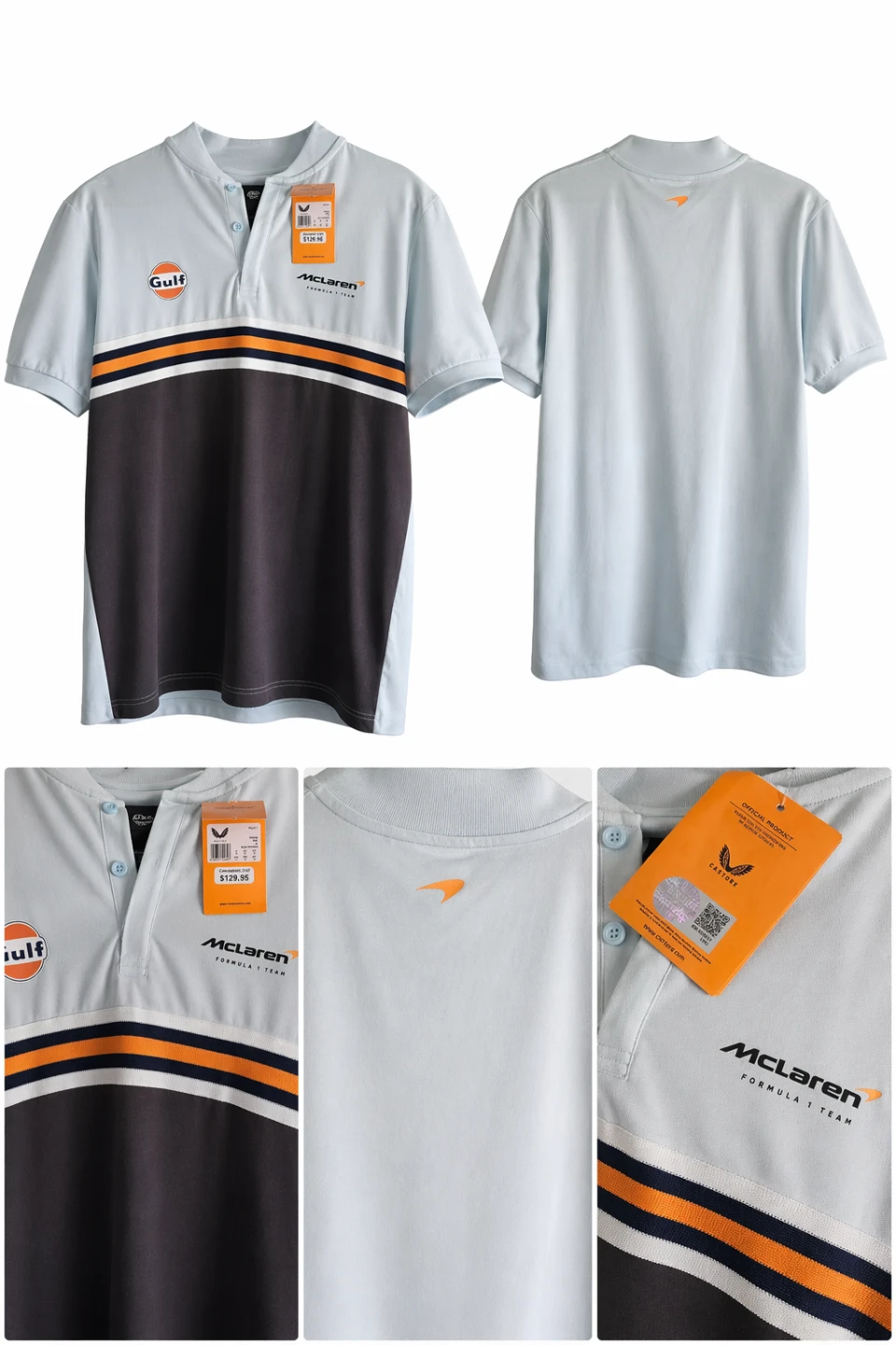 McLaren Formula 1 Team Gulf Polo Shirt
