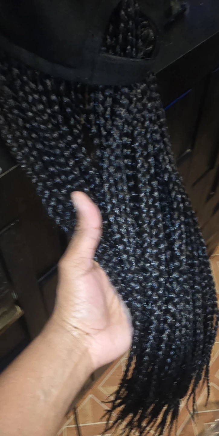 🥕Braided Baseball Cap Wig - Black - photo 5