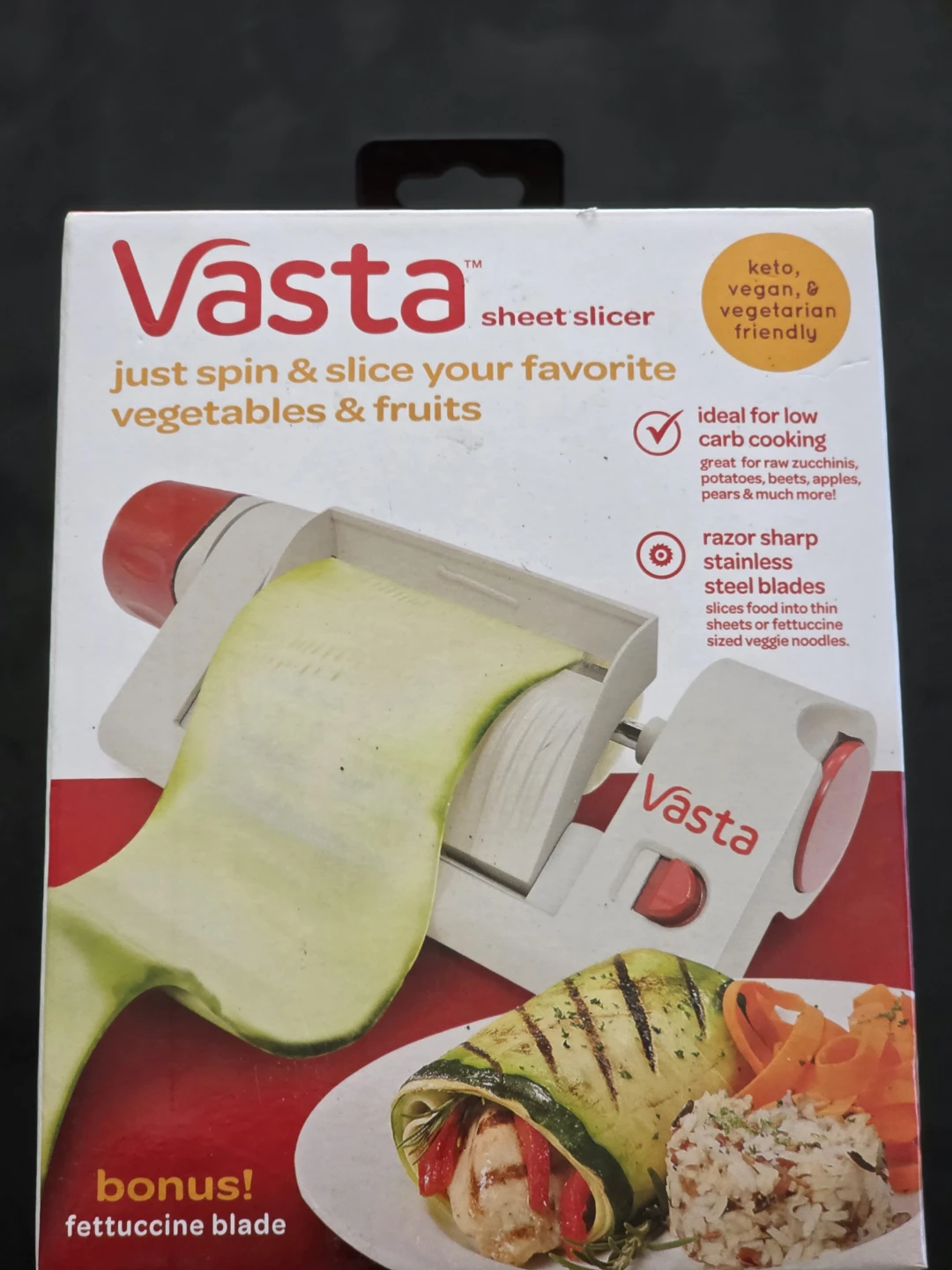 Vasta Sheet Slicer with Fettuccine Blade - photo 3