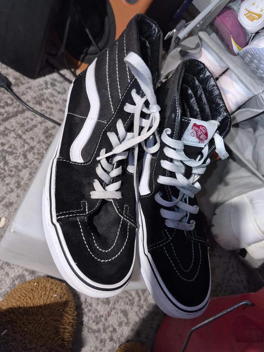 Vans Sk8-Hi Black Suede High-Top Sneakers - photo 3