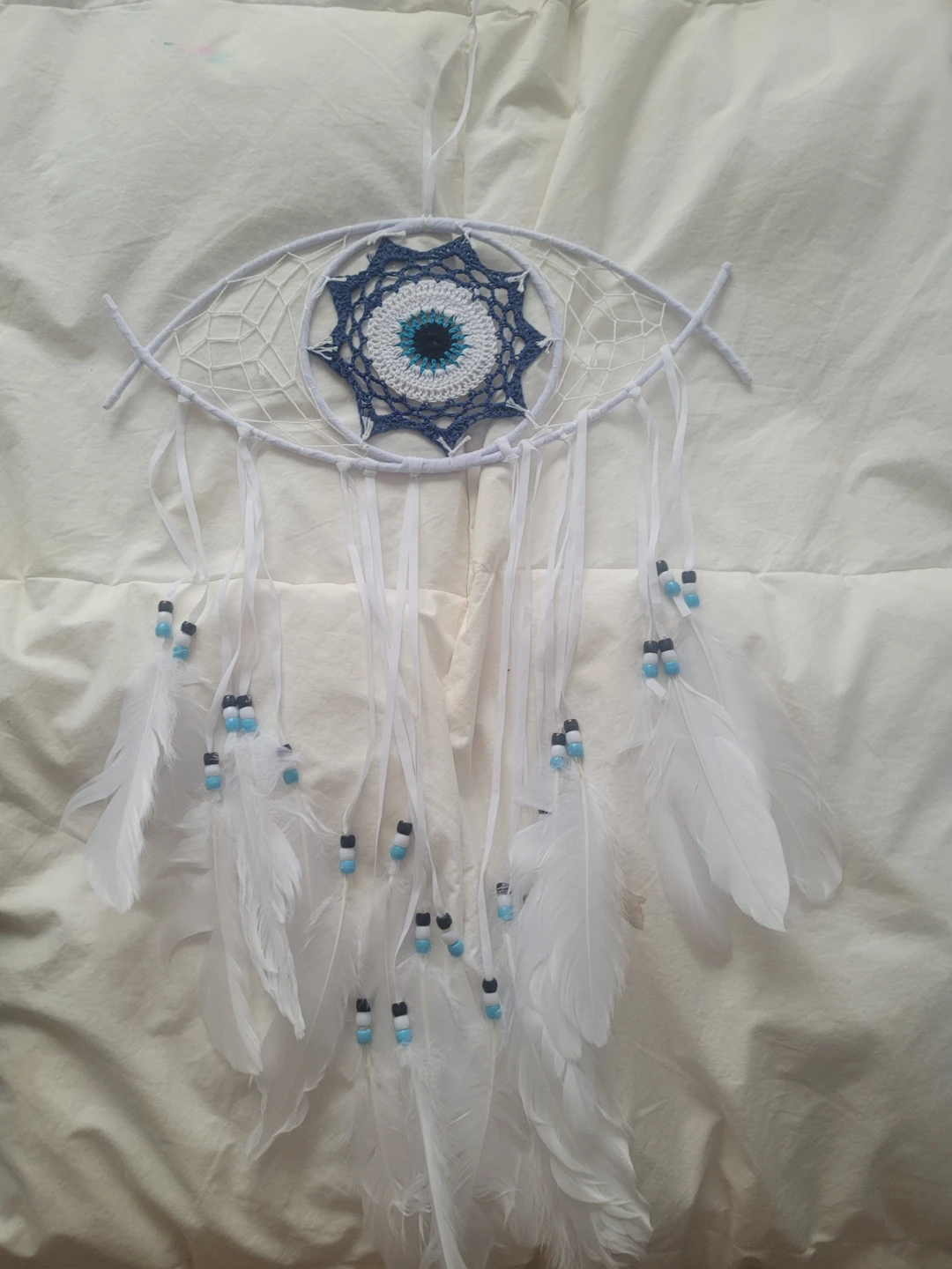 Evil Eye Dream Catcher Wall Hanging