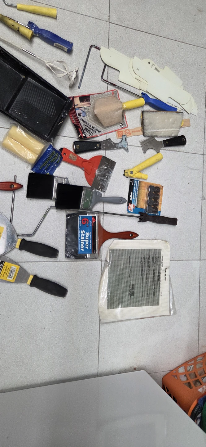 Assorted Paint Brushes, Rollers, and Tools - photo 2