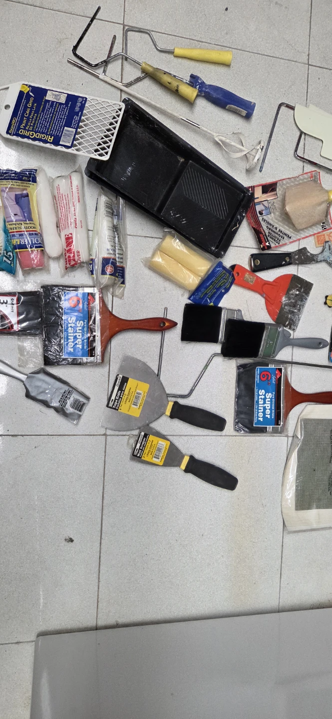 Assorted Paint Brushes, Rollers, and Tools - photo 4