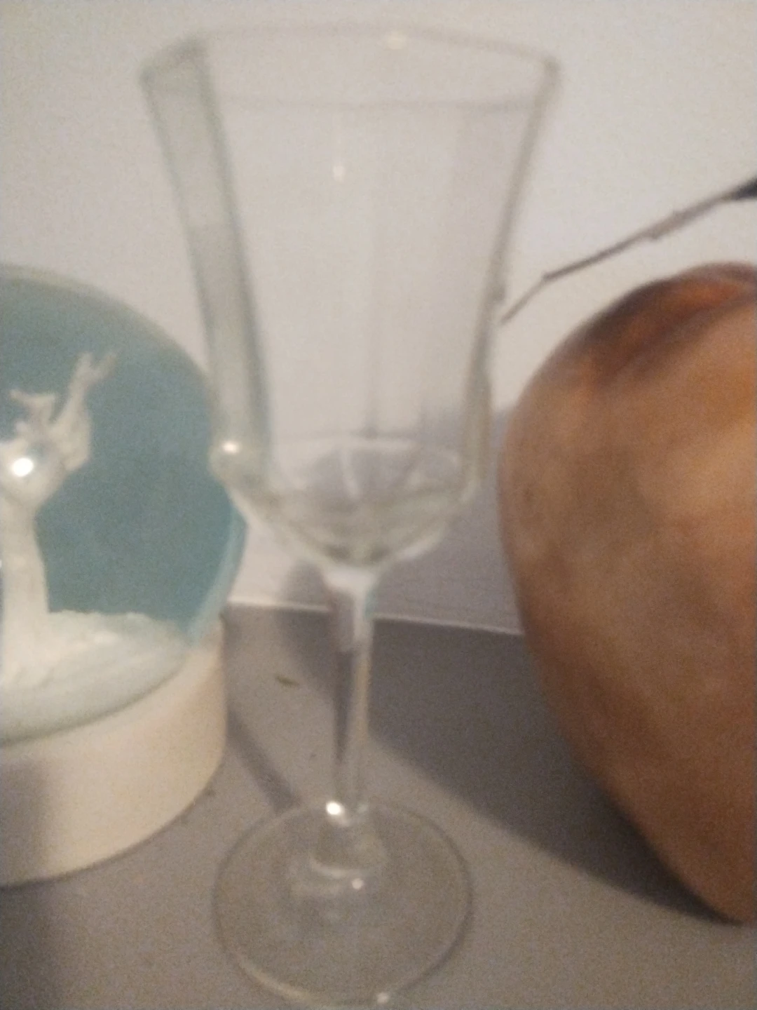 Clear Glass Goblet
