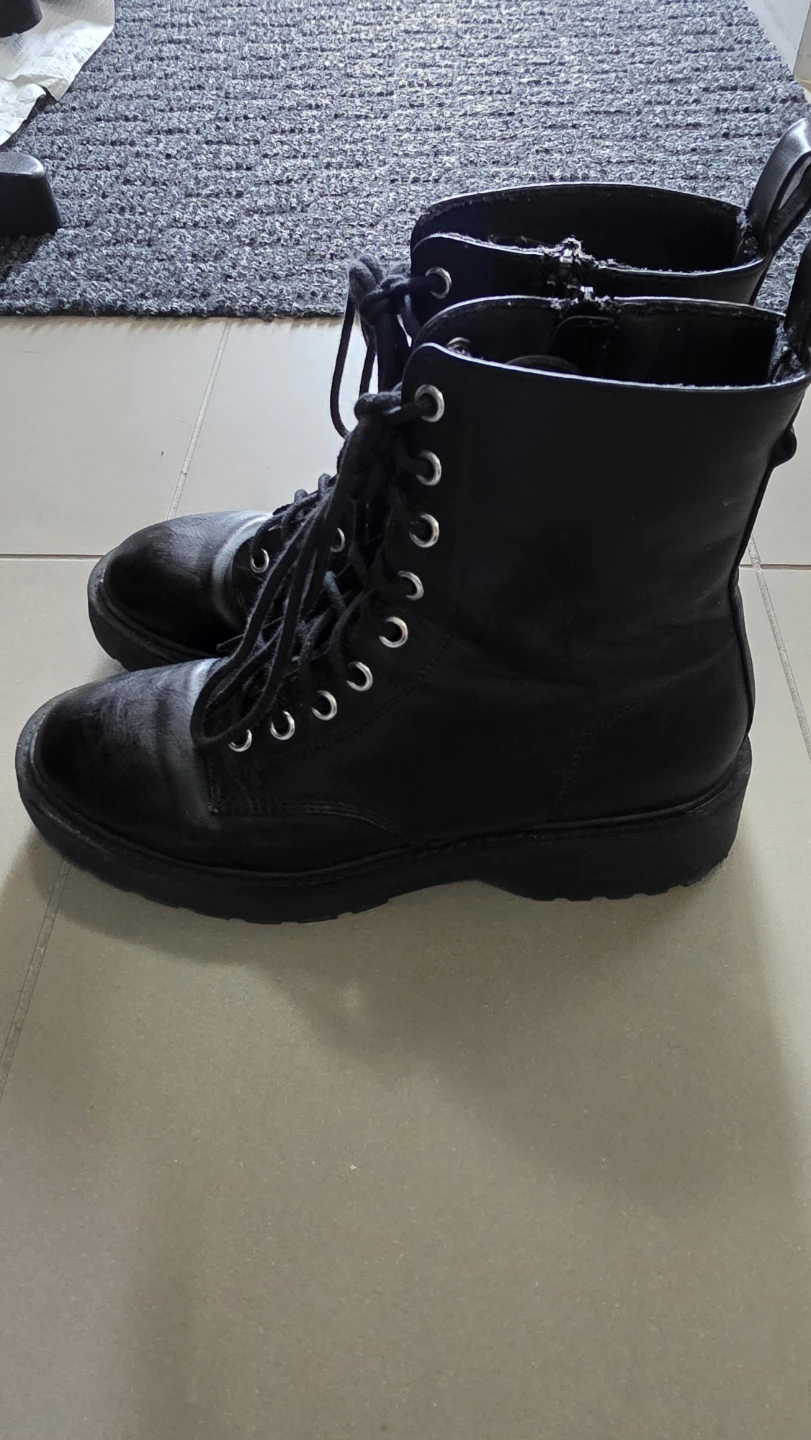 Black Combat Boots - photo 2
