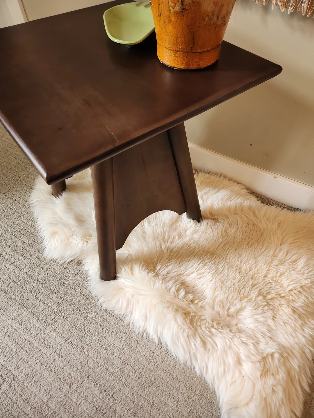 UNIQUE Square top MCM style Side Table - photo 3