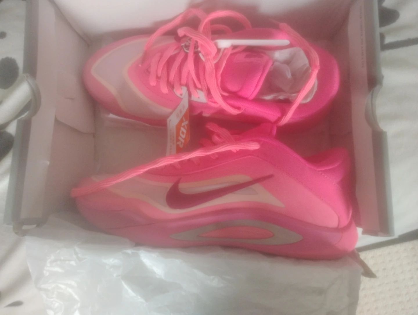 Nike A'ONK EP Hyper Pink Laser Pink Basketball Shoes - photo 3