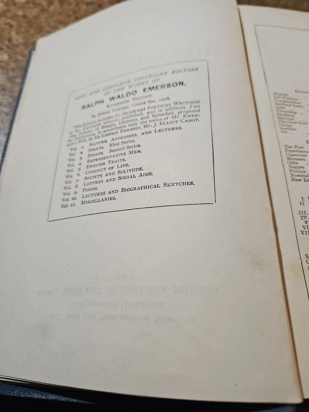 Ralph Waldo Emerson Essays and Poems Book - photo 4