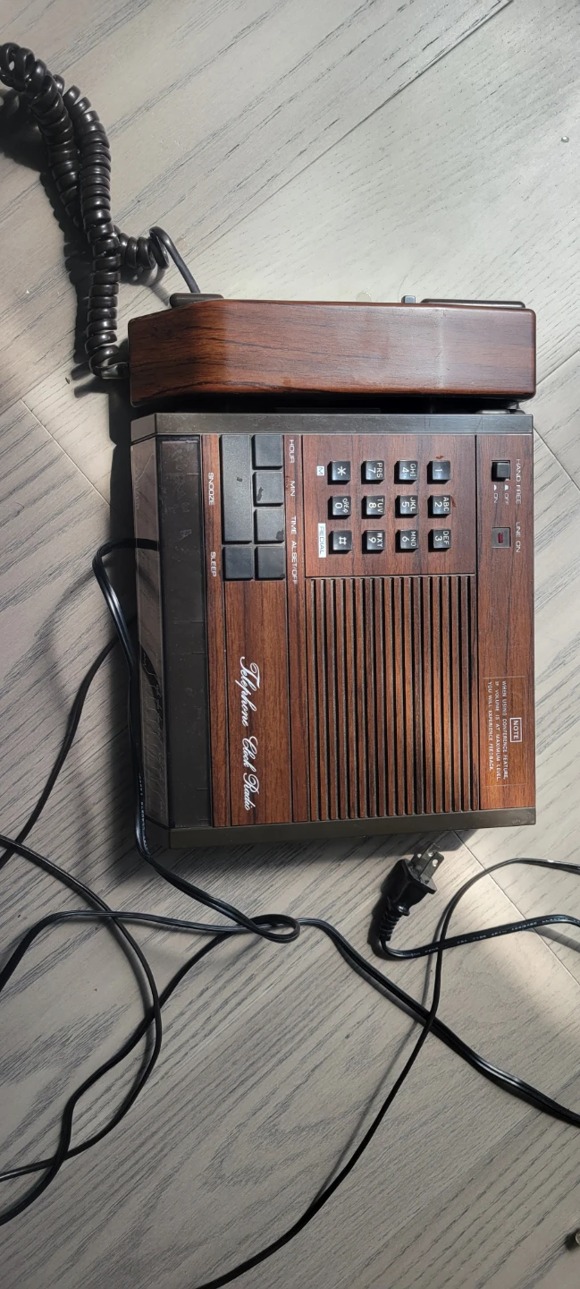 Citizen Telephone Clock Radio