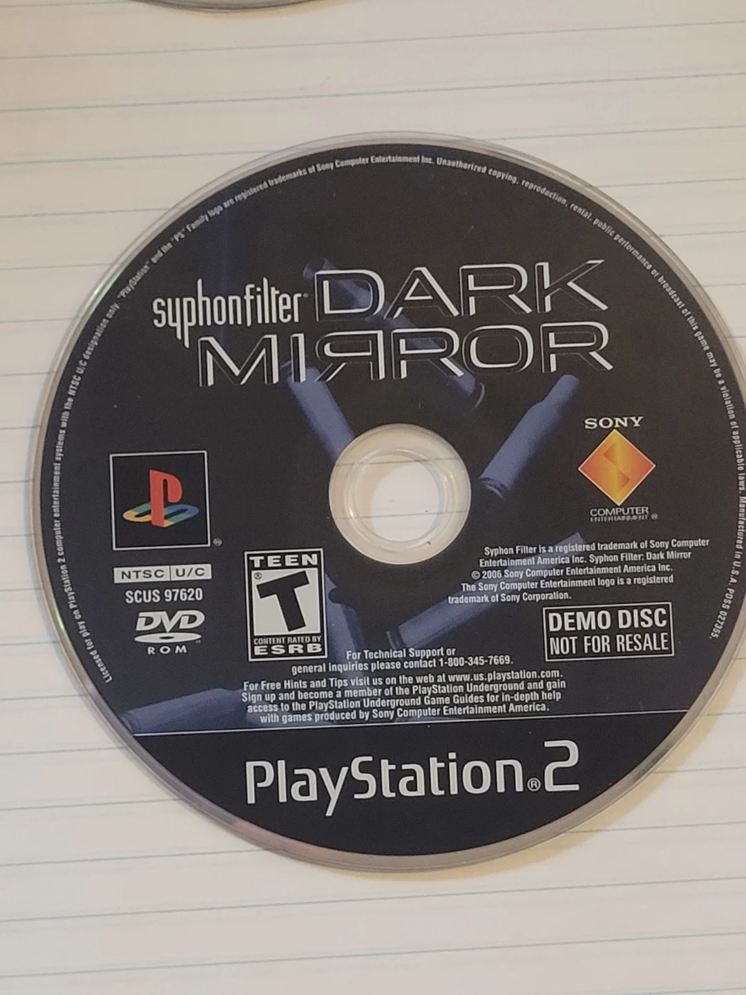 Syphon Filter Dark Mirror PlayStation 2 Game