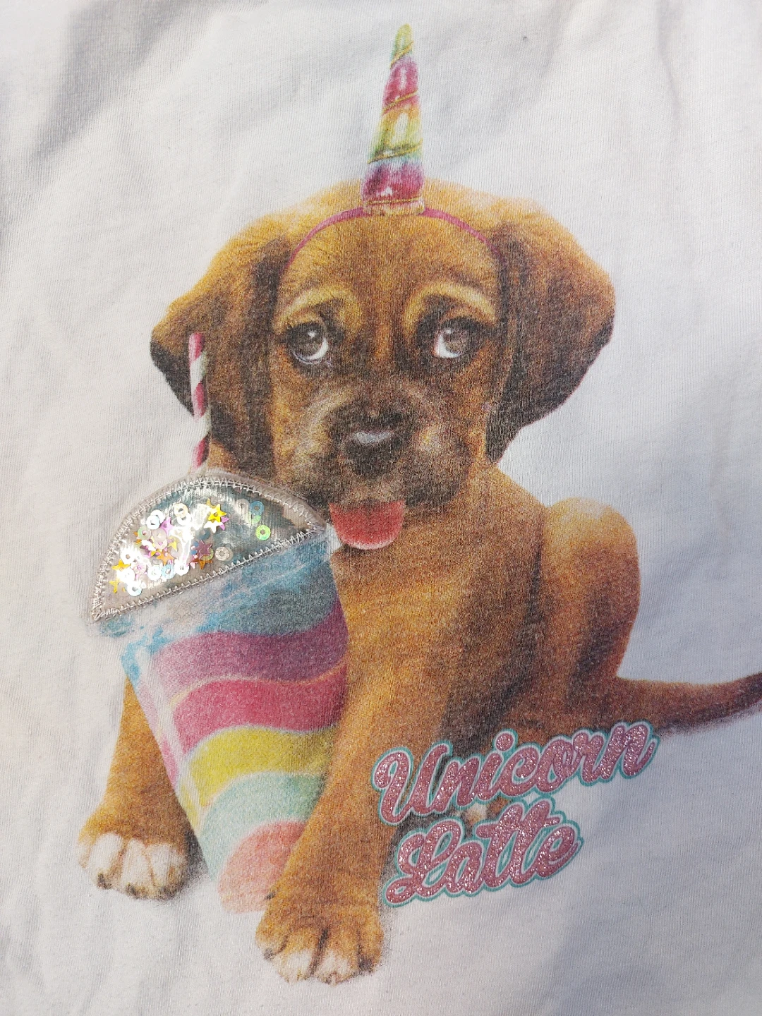 Unicorn latte puppy shirt