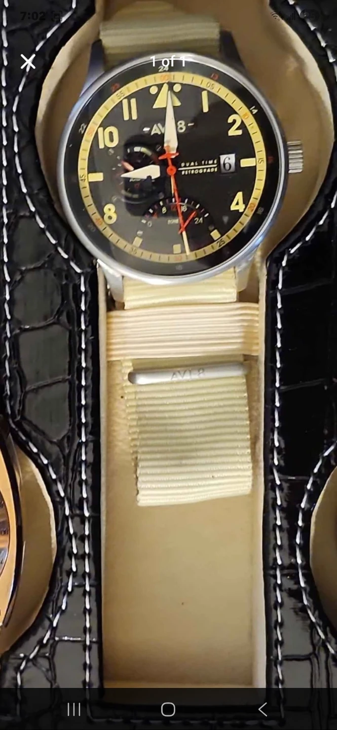 AVI-8 Dual Time Retrograde Watch
