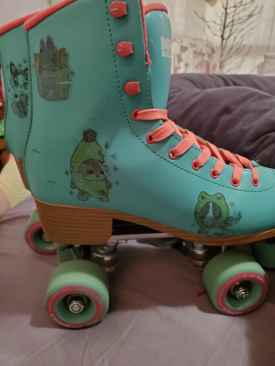 Impala Sidewalk Roller Skates - Teal, Size 8 - photo 2