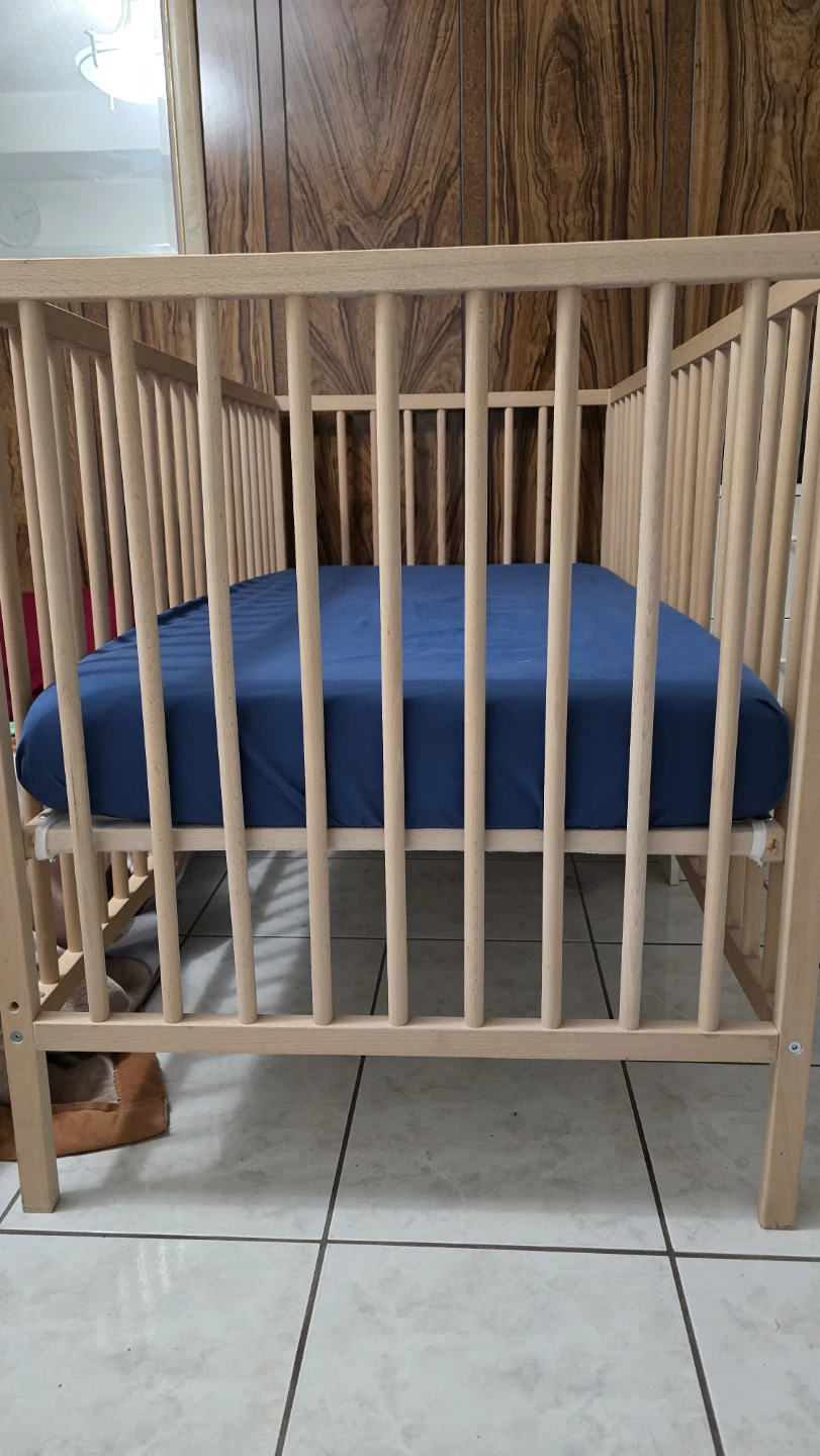 IKEA SNIGLAR Crib, Beech, 70x132 cm - photo 3