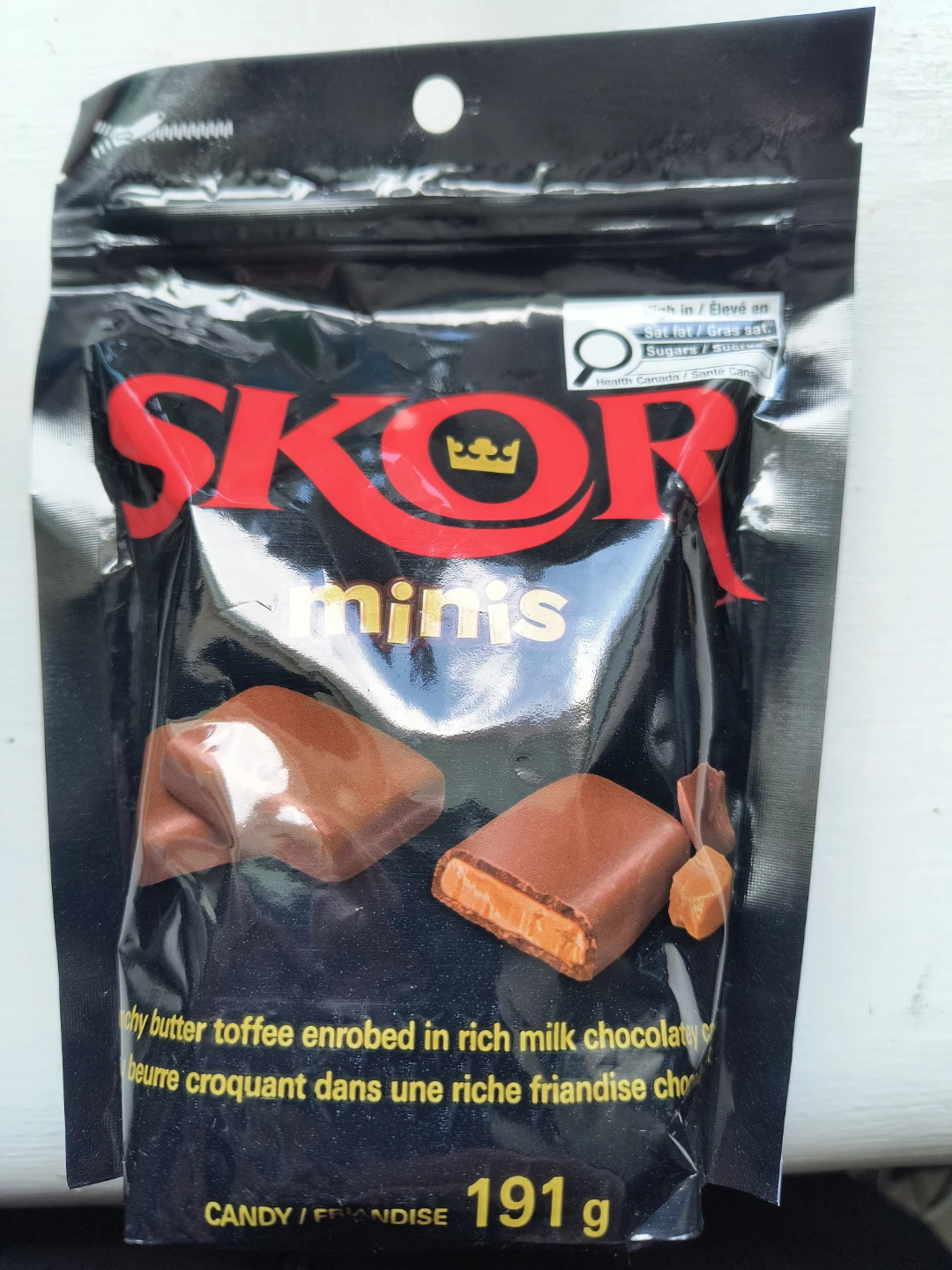 Skor Minis Chocolate Toffee Candy - 191g