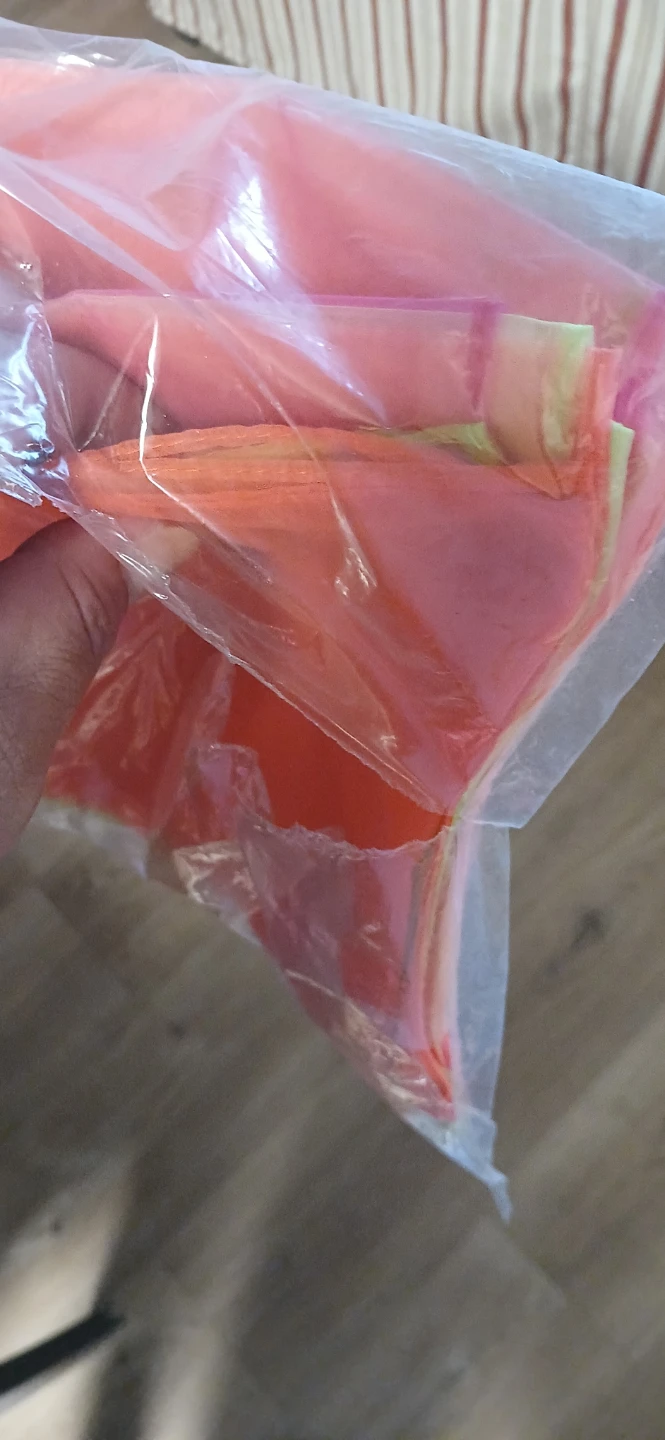 Bright Orange Organza - photo 2