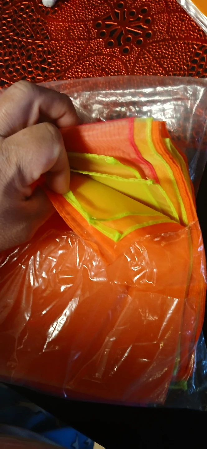 Bright Orange Organza - photo 3