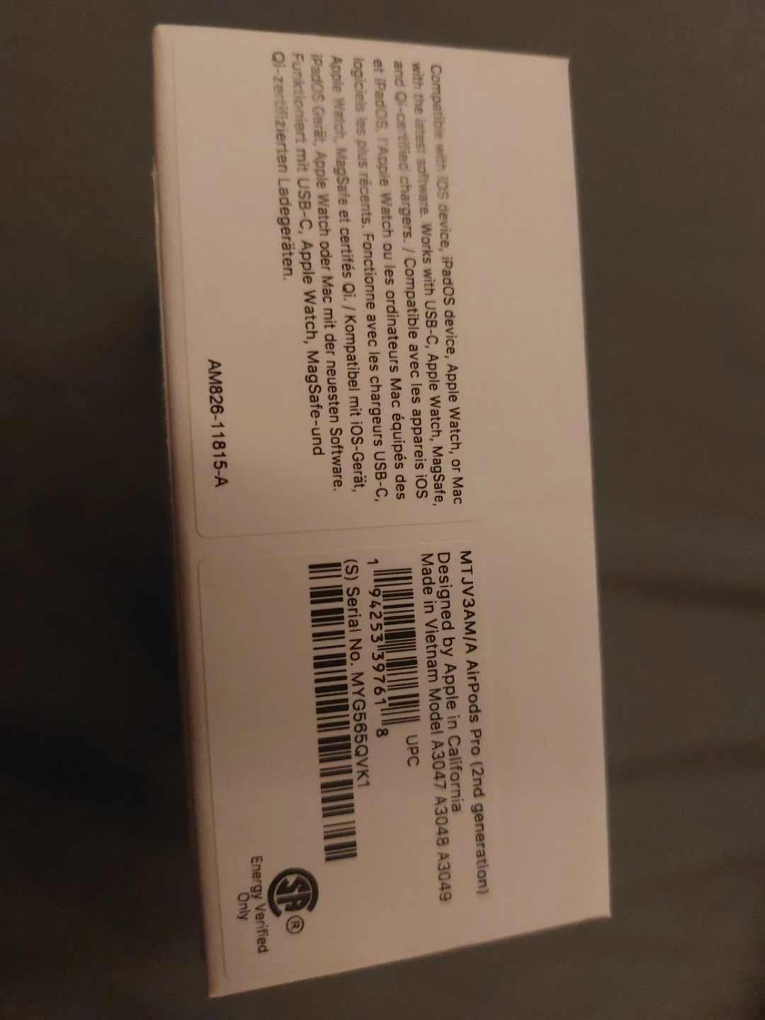 Apple AirPods Pro (2nd generation) with MagSafe Charging Case - photo 3