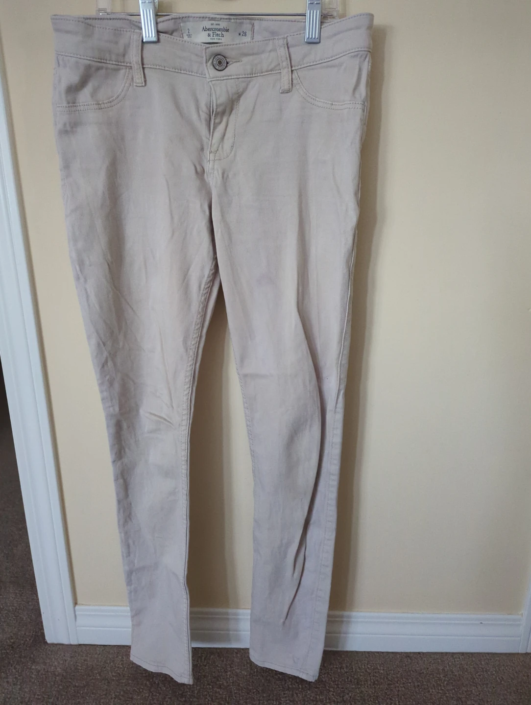 Abercrombie & Fitch Women's Size 2 Skinny Jeans - Tan - photo 4