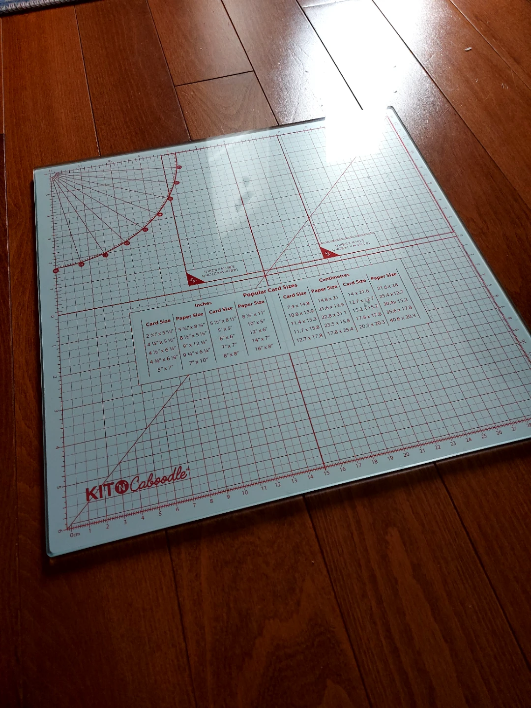 Kit n' Caboodle Glass Cutting board/work surface