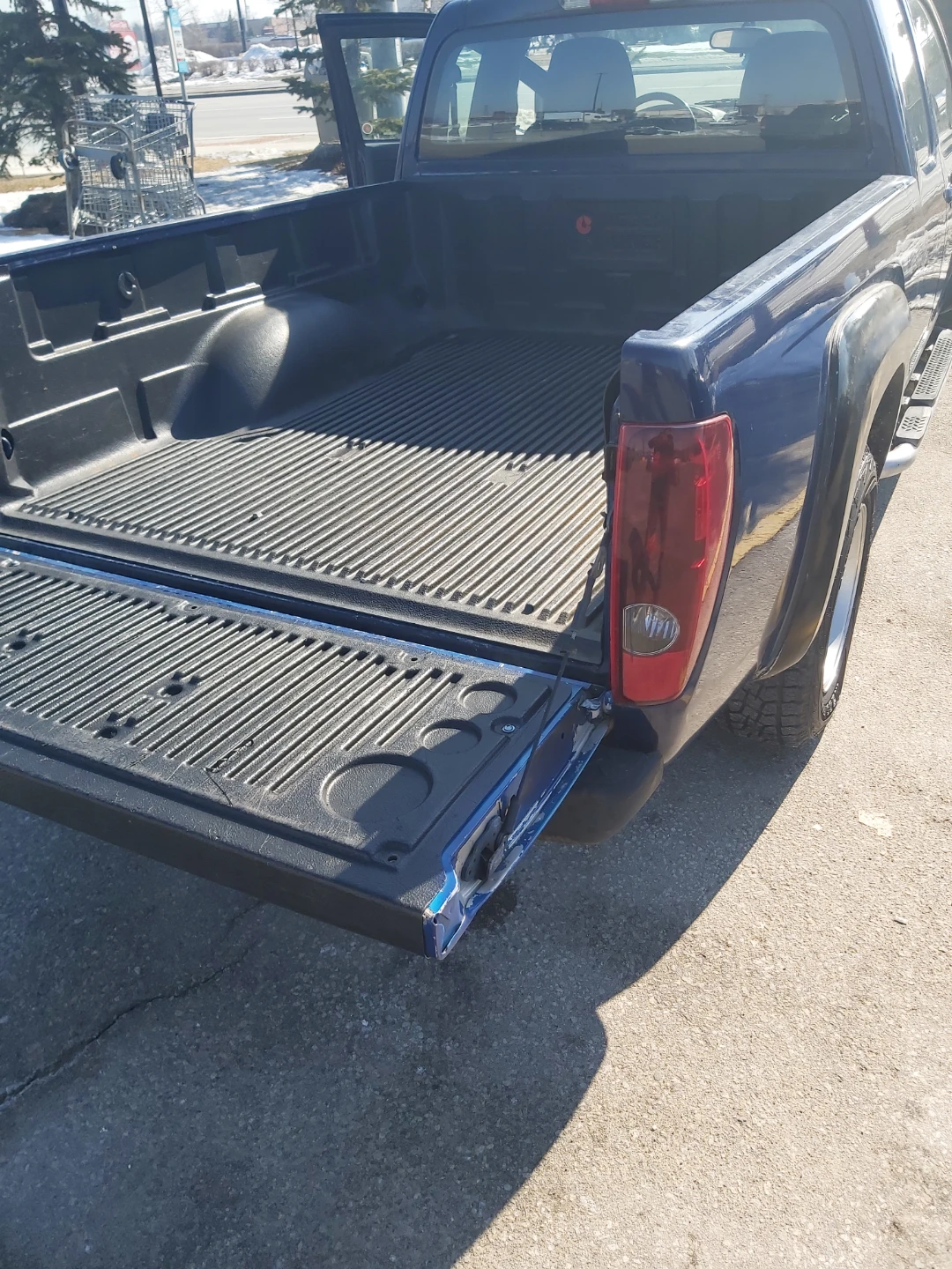 Blue Chevrolet Colorado Truck