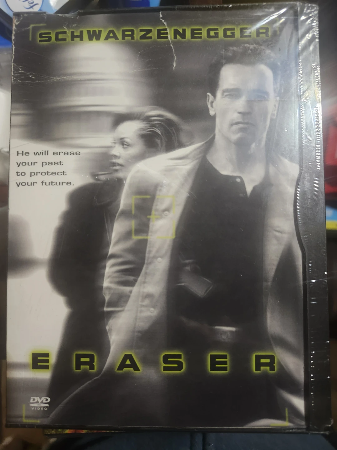 Eraser DVD featuring Arnold Schwarzenegger