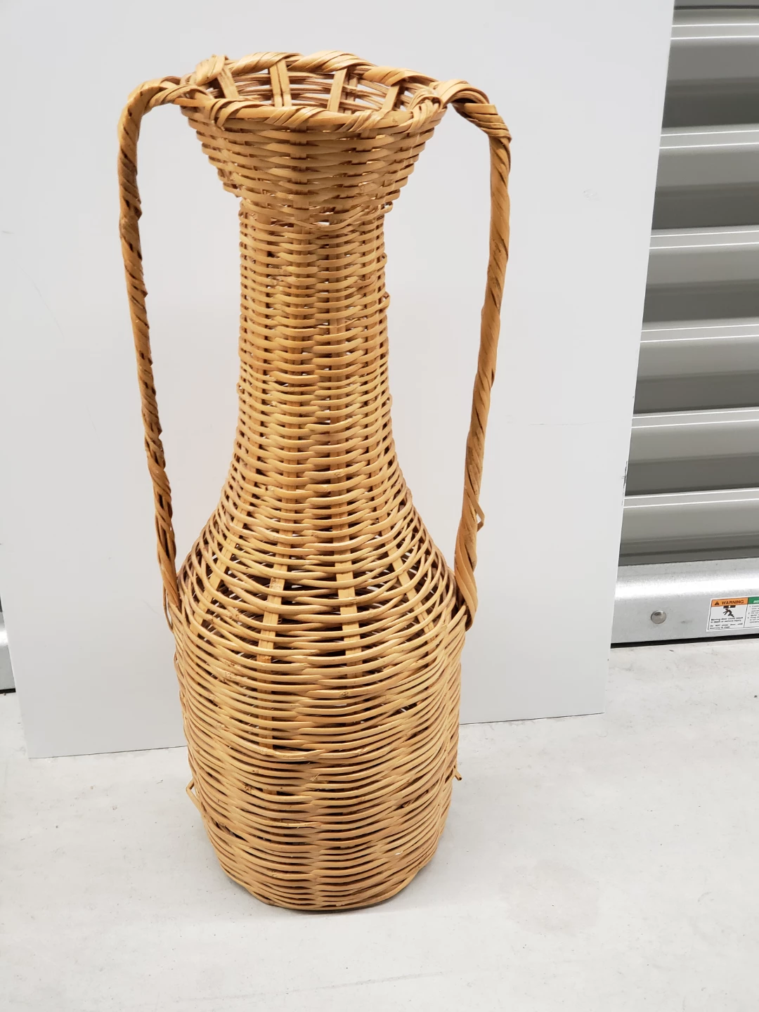 Wicker Vase with Handles - photo 3