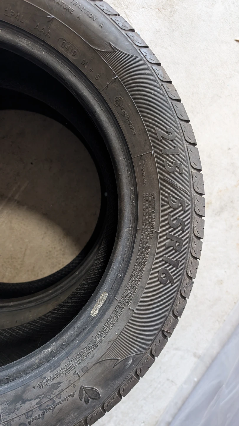 Set of 4 - 215/55R16 Tires - photo 2