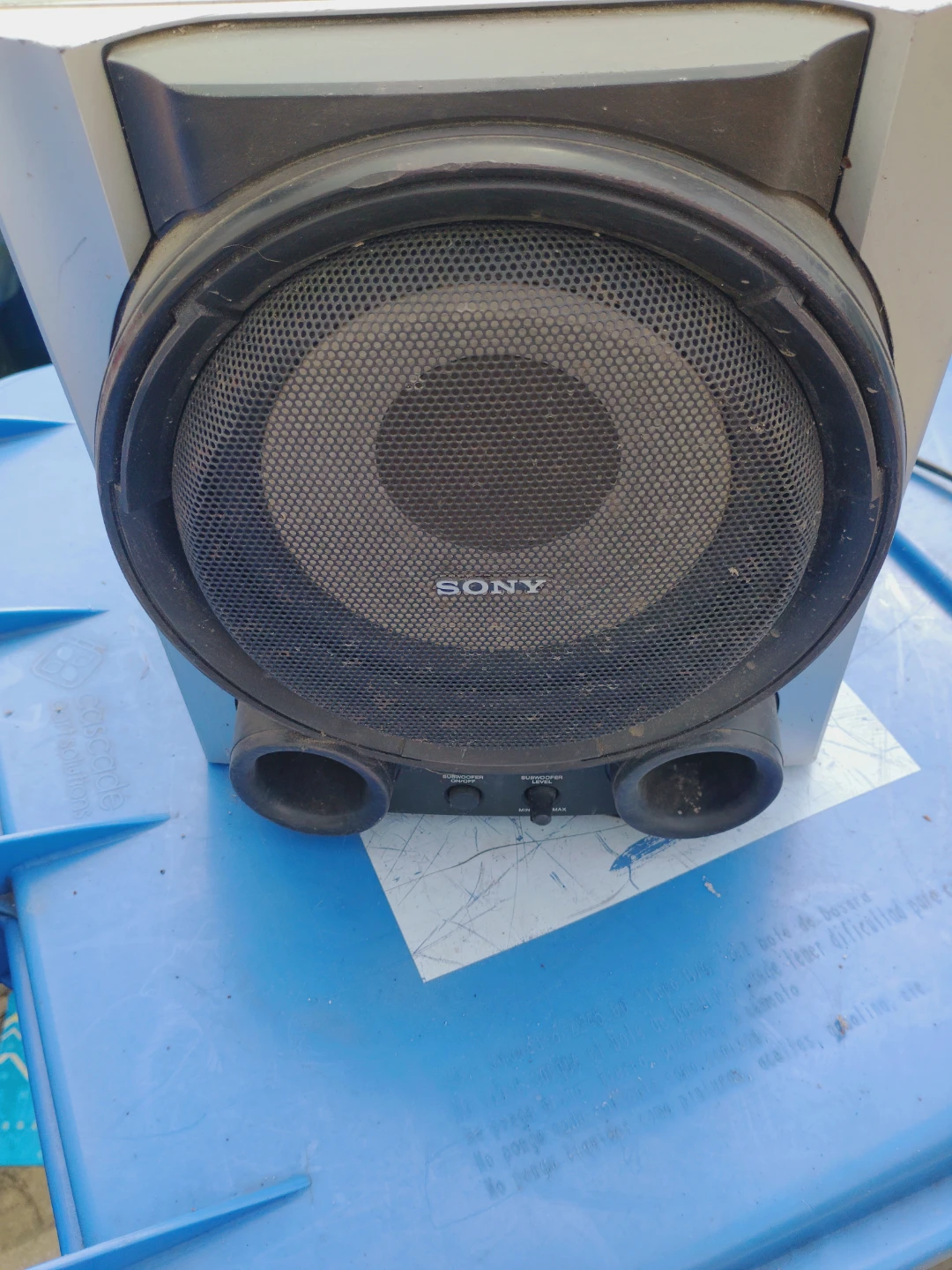 Sony SA-WG699 Active Subwoofer - photo 4