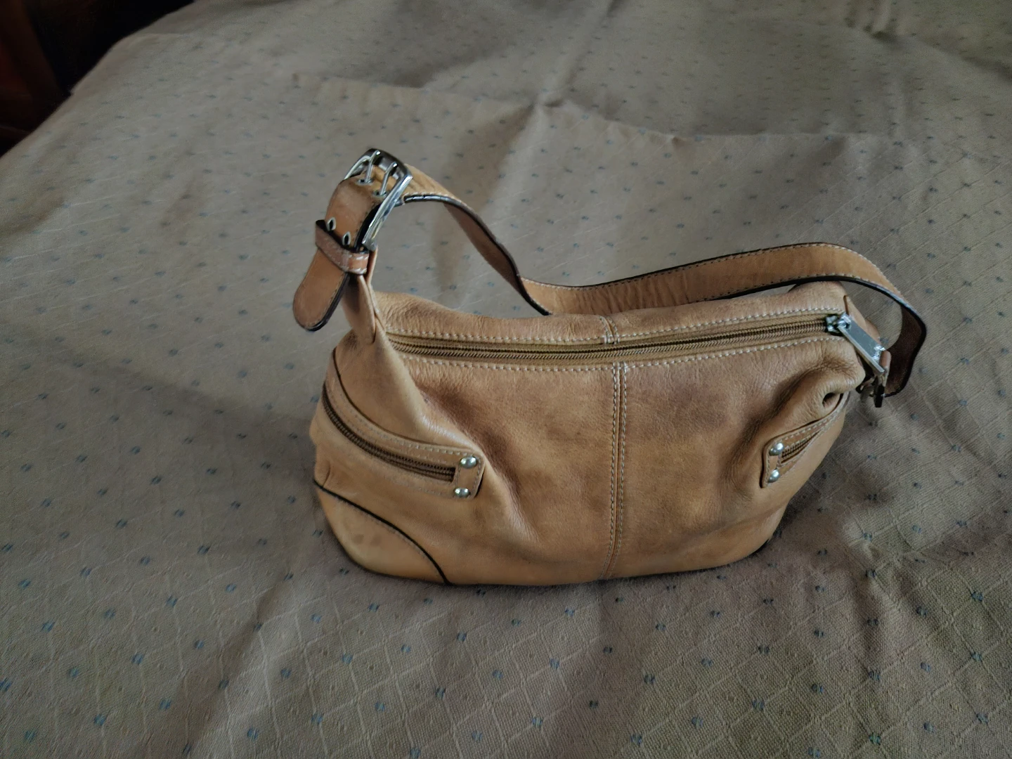 Brown Leather Shoulder Bag - photo 2