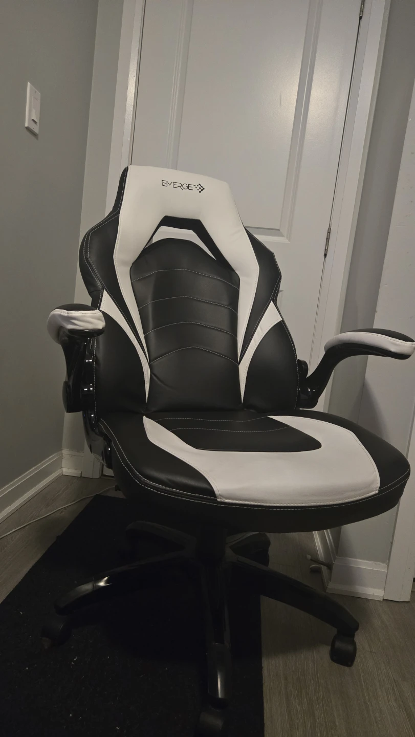EMERGE Gaming Chair - Black and White